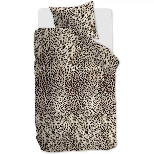 At Home by BeddingHouse Touching dekbedovertrek - Eenpersoons - 140x200/220 - Zwart Wit