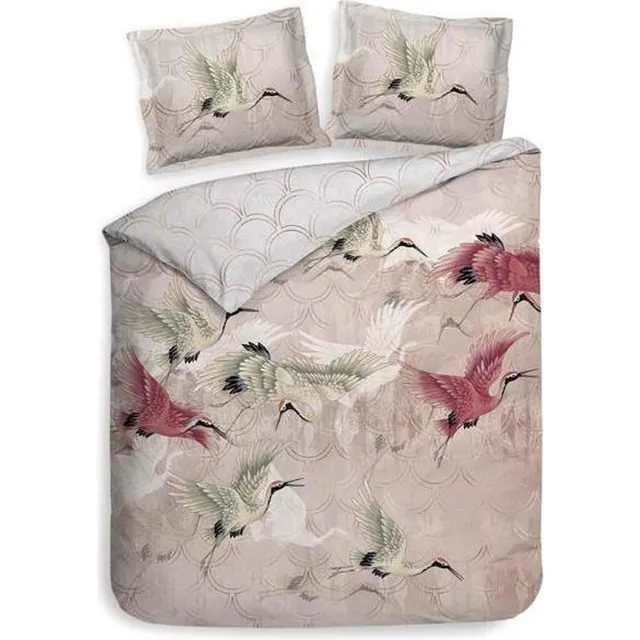 Heckett & Lane Mao - Dekbedovertrek - 2 kussenslopen - Bridal Pink