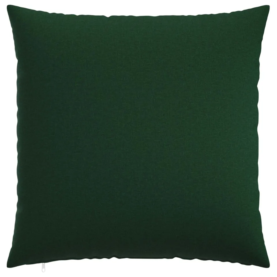 vidaXL Kussensloop 2 st HEERLEN Donkergroen 65 x 65 cm Stof