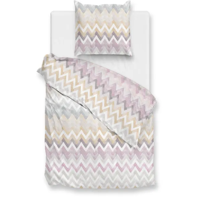 Zohome Lini Dekbedovertrek - Flanel - Multi
