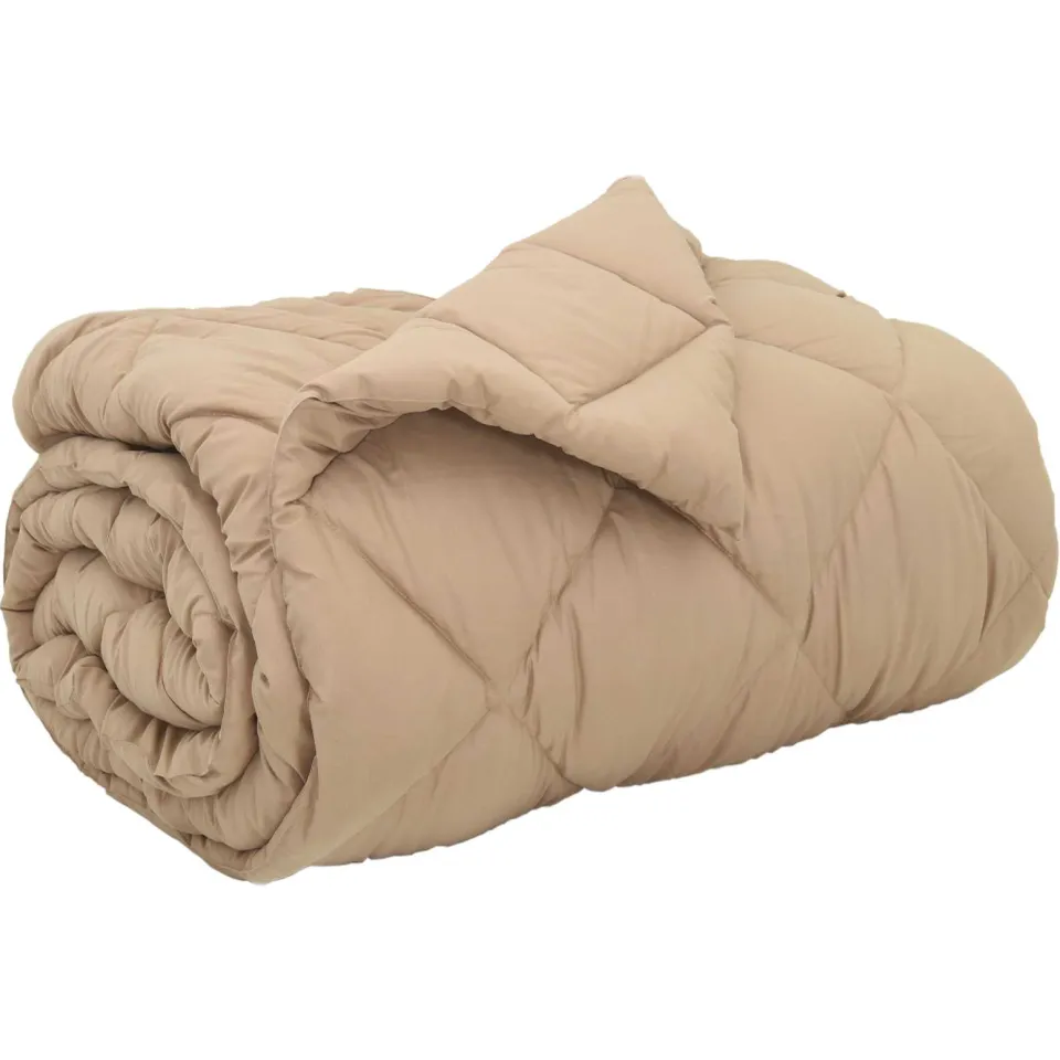vidaXL Winter Dekbed 135 x 200 cm 450 gsm Microvezel Taupe, foto 3