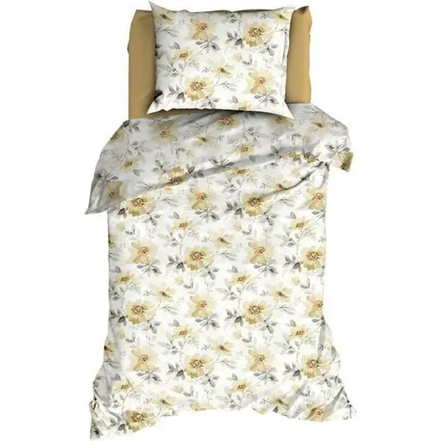 Satin D Or Satin d'Or Rafaella - Dekbedovertrek - Eenpersoons - 140x200/220 cm - Geel