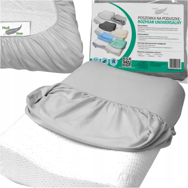 Sleep Med Medi Sleep - Kussensloop - Ortodontisch - Grijs - Universeel