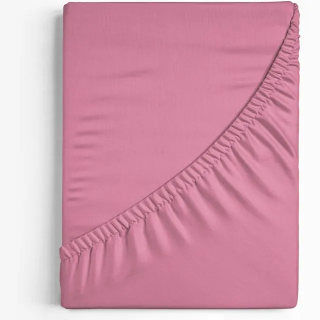 Dreamhouse Katoen Hoeslaken - 200x220 cm - Roze - Lits-Jumeaux