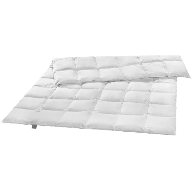 Liebling 135 x 200 cm premium donzen dekbed | medium all-year dekbed | vulling van 100% dons en tijk van 100% katoen | Downpass- en Nomite-gecertificeerd | wasbaar op 60 graden | wit
