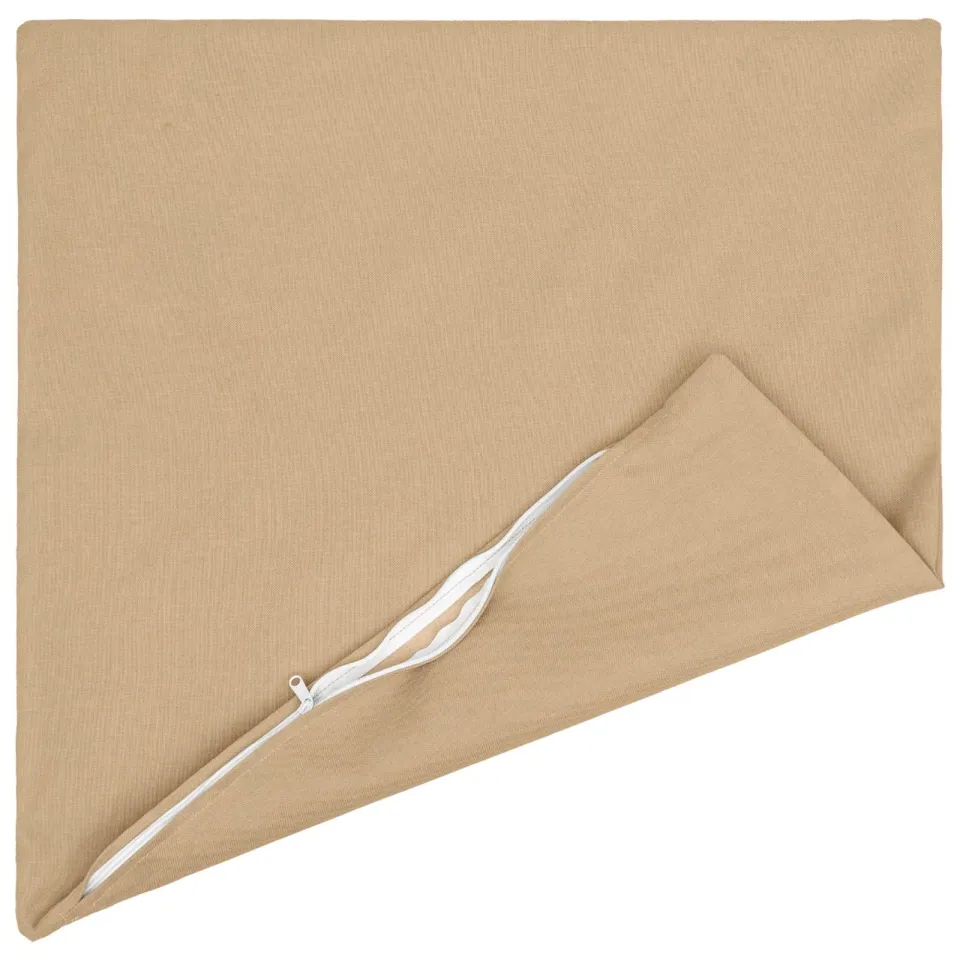 vidaXL Kussensloop 2 st HEERLEN Crèmekleurig 55 x 55 cm Stof, foto 3