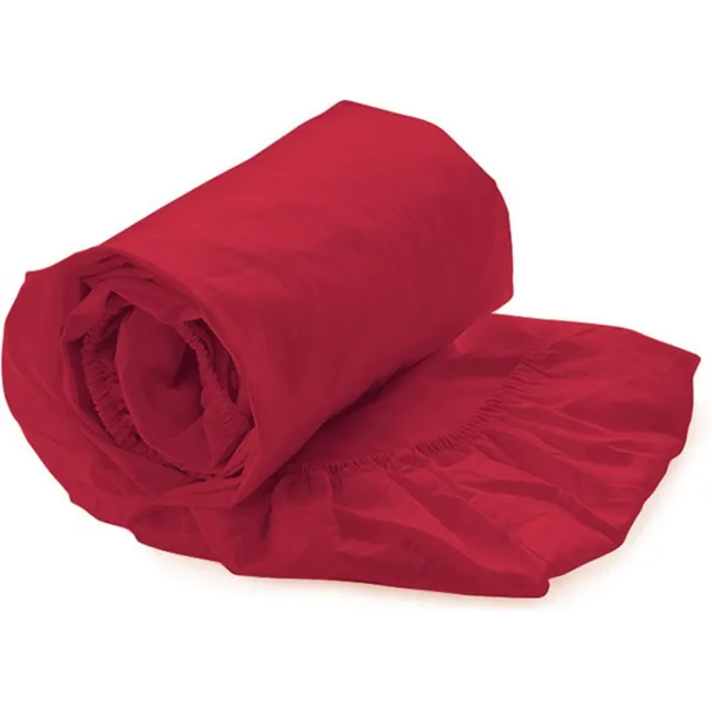 Slaap Vaak Luxe Hoeslaken Percale - 100% Percale Katoen - Eenpersoons - 90/100x210/220 cm - Fuchsia