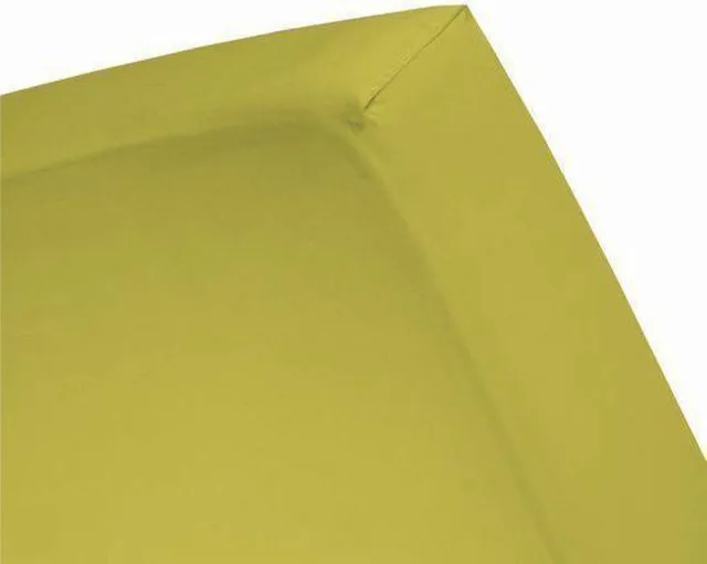 Damai Hoeslaken (tot 25 cm) - Double Jersey - 160 x 200/210/220 - 180 x 200/210 cm - Celery