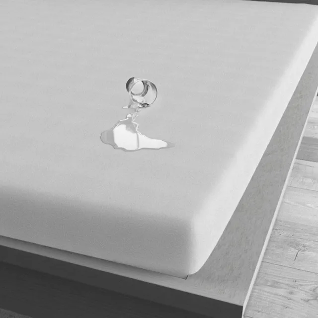 Second Skin waterdichte - matrasbeschermer - 160x200 - waterdicht en luchtdoorlatend Wit