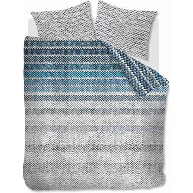 Beddinghouse Jarno Dekbedovertrek - Flanel - Blue blauw