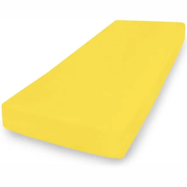 Matex Jersey Hoeslaken met Elastiek 90/ - Premium Geel