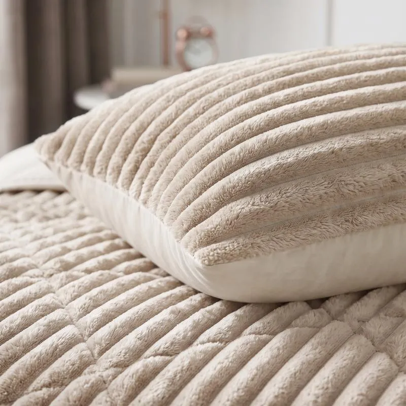 Zensation Lazy all-in-one dekbed ribstof - off white, foto 5