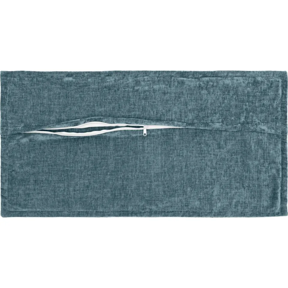 vidaXL Kussensloop 6 st HOUTEN Blauw 40 x 70 cm Chenille Stof, foto 4