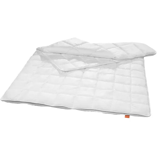 Sleepling antibacterieel anti-mijt dekbed 155 x 220 cm | 4-seizoenen dekbedovertrek (vulgewicht: 520 + 1.065 gr.) | Made in EU | Antibacterieel | Ökotex 100 | wit