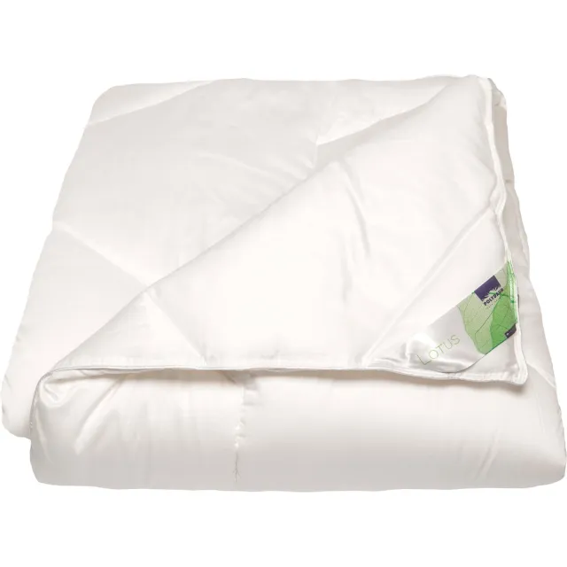 Polydaun Lotus dekbed - enkel - vochtregulerend - Lyocell tijk - vulling GRS 3D-Polarsoft Plus® + viscose - 140x200 cm - wit