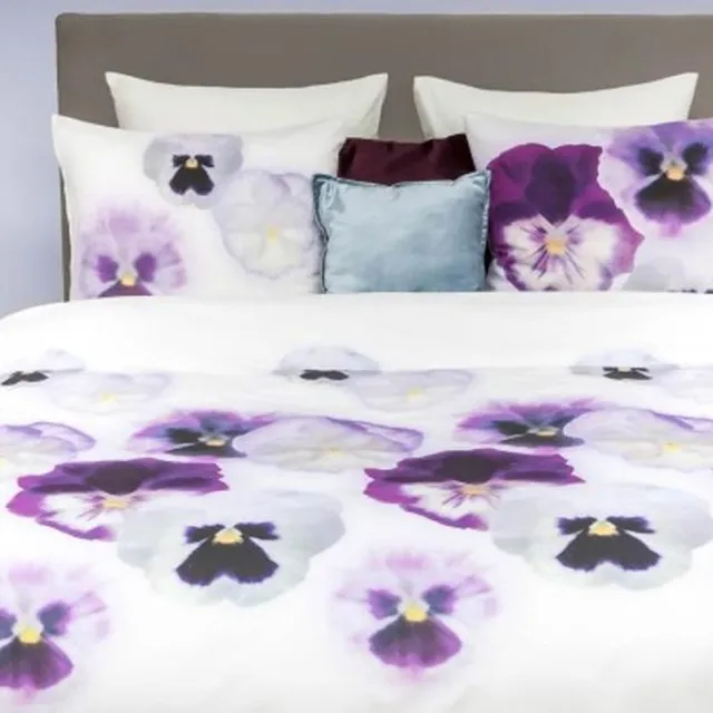 Heckettlane HNL Pure Cotton Violet Dekbedovertrek - Multi