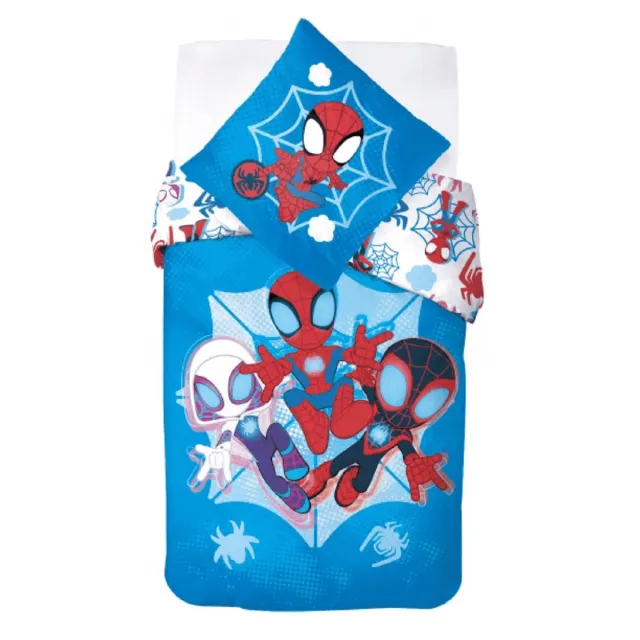 Spider-Man Spidey Dekbedovertrek Blauw