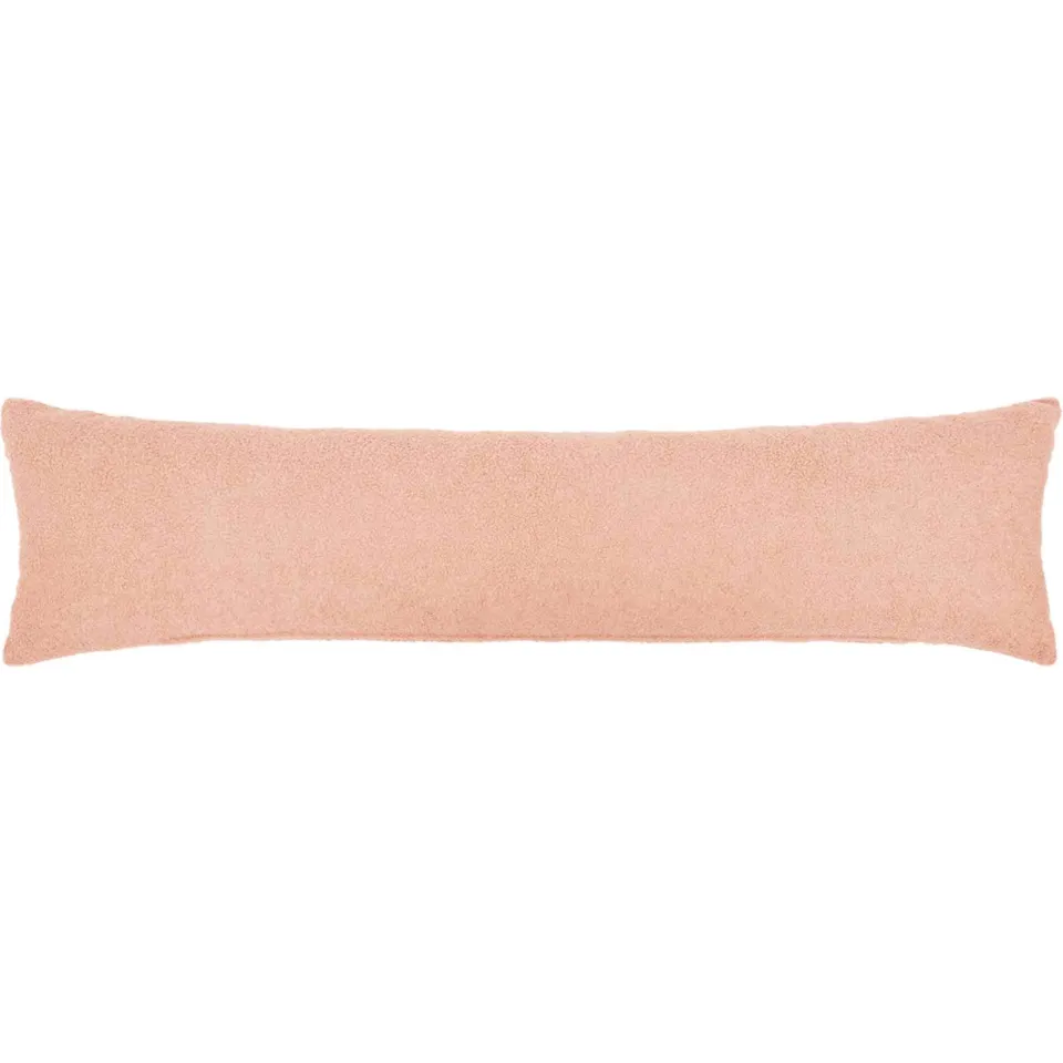 vidaXL Kussensloop HEERLEN Roze 40 x 145 cm Bouclé