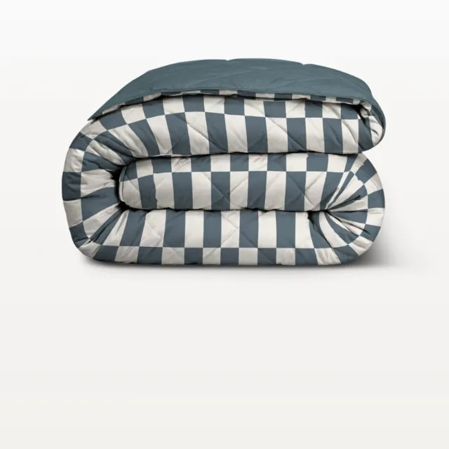 Dekbed-Discounter Fresh and Co Dekbed Zonder Overtrek 140 x 200 cm - Wasbaar dekbed - Wasbaar op 40 graden - Warmteklasse 3 - Pastel Rectangles