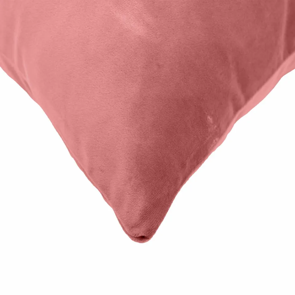 vidaXL Kussensloop 2 st HEERLEN Roze 40 x 40 cm fluweel, foto 4