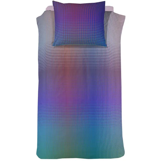 Damai dekbedovertrek Rainbow - Satijn - 140x200/220 cm - Violet + 1 kussensloop 60x70