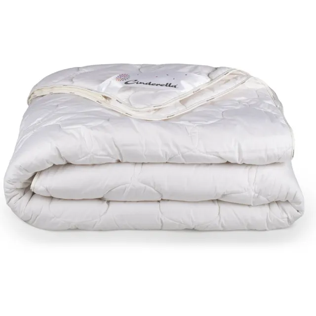 Cinderella Lana 4-seizoenen Wollen Dekbed - 2 Persoons - 240x220 cm - Texels Wol Crème