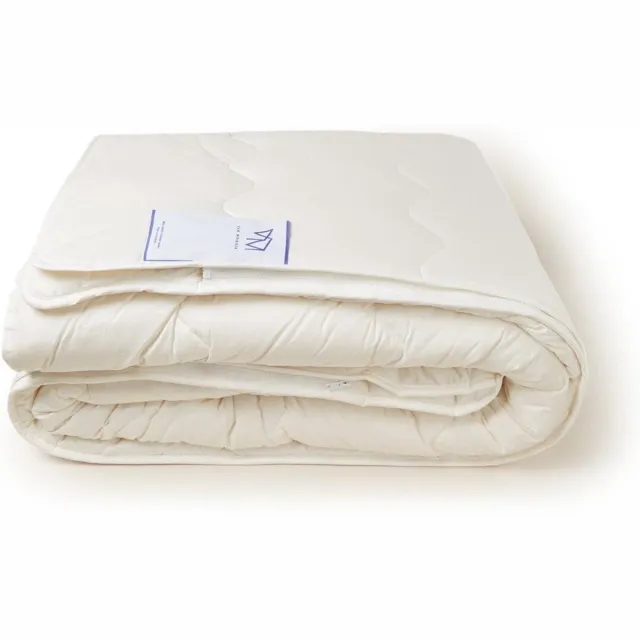 Van Morgen 4-Seizoenen dekbed - 140x220cm- 100% zuivere Texelse scheerwol - warmte- en vochtregulerend – hypoallergeen Wit