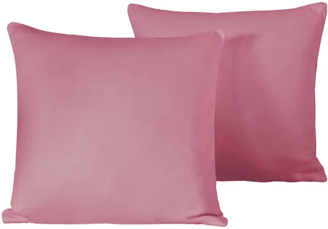 De Witte Lietaer Set Kussenslopen Olivia Blossom - 2 stuks - 40 x 40 cm - Roze - Katoen Satijn