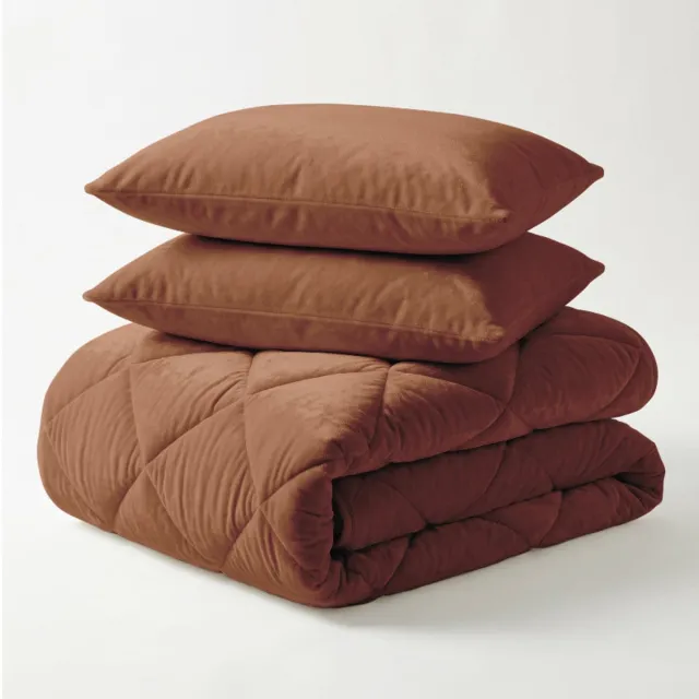 Dekbed-Discounter Zydante Dekbed Zonder Overtrek 200 x 200 cm - Velvet - Wasbaar dekbed - Wasbaar op 40 graden - Elegante én warme look - Taupe