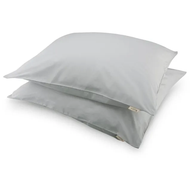 Walra Kussensloop Crispy Cotton - 2x 80x80 - Grijs