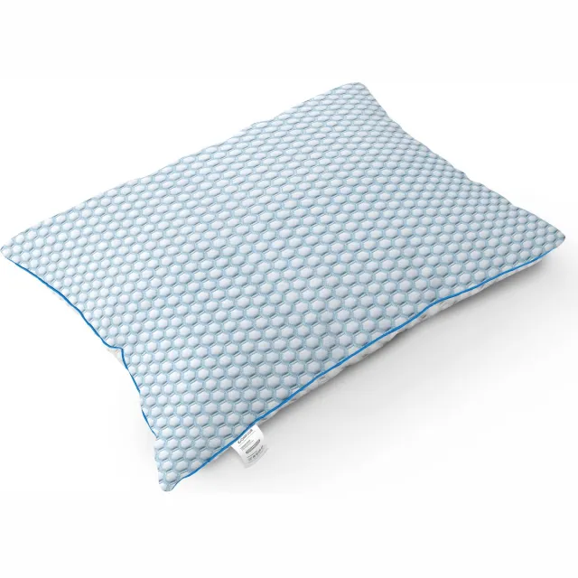 Comfeur Hoofdkussen Memory Foam - Traagschuim Kussen - Ergonomisch Kussen Vermindert Nekklachten - Voor zij, rug- en buikslapers - Vulling Aanpasbaar - Verkoelend Tijk - 60 x 70 cm Lichtblauw