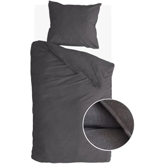 Walra Dekbedovertrek Soft Comfort - 140x220 - 100% Katoen (BCI) - Antraciet