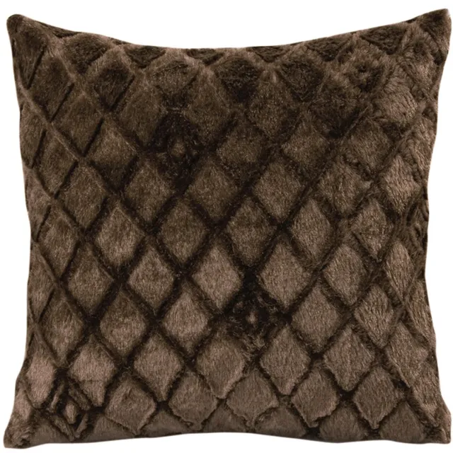 Matex LUXIMA - Decoratieve Kussenhoezen - 40x40 cm - 280 g - 100% Polyester Bruin