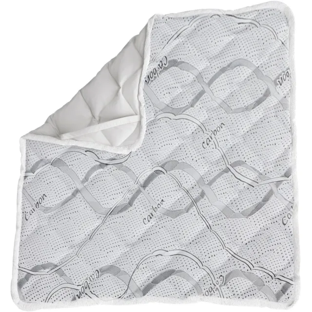 White Stone The White Stone Matrasbeschermer 80x195 cm met Elastieken | Ademend, Hypoallergeen, Anti-Huisstofmijt Matrasbeschermer | Wasbaar en Slijtvast Bianco, Grigio