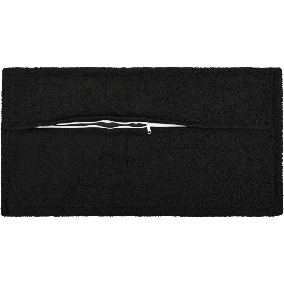 vidaXL Kussensloop 12 st HOUTEN Zwart 40 x 80 cm Bouclé, foto 4