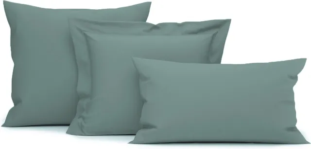 Heckettlane Mineral-Green Kussensloop Elementi 60x70 cm, gemaakt van 100% Katoen-Satijn Groen