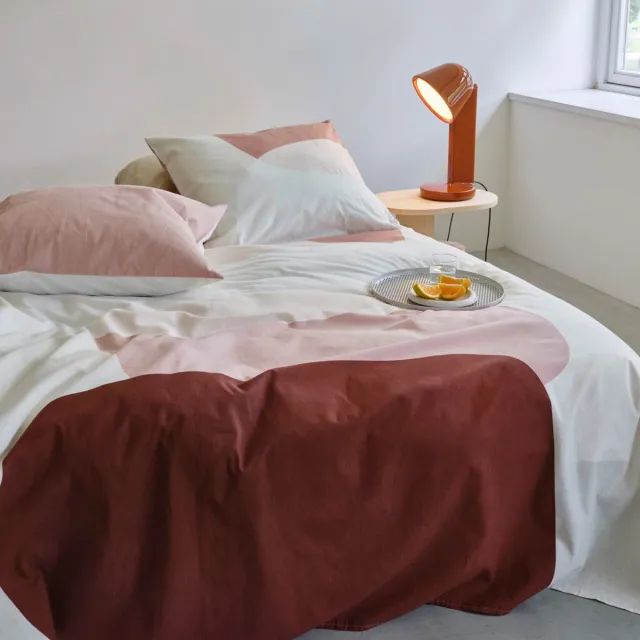 Cinderella Dekbedovertrek Kiezel Flanel - Naturel - 260x220