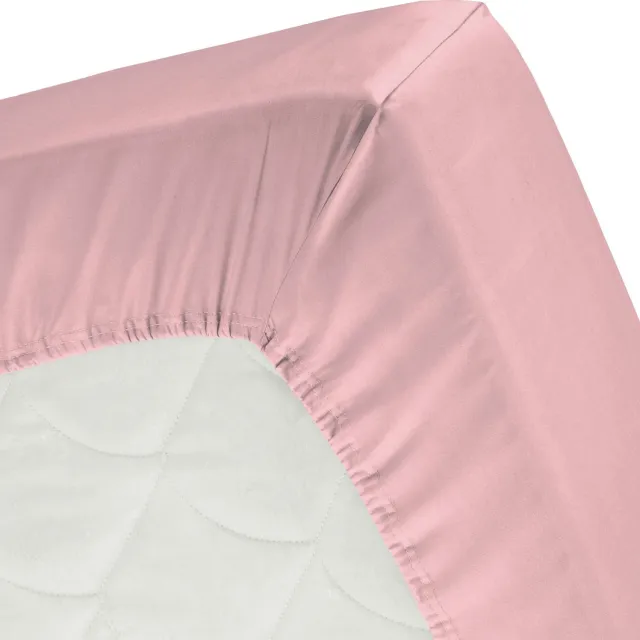 Cinderella Weekend - Hoeslaken (tot 25 cm) - Katoen - Roze, foto 2