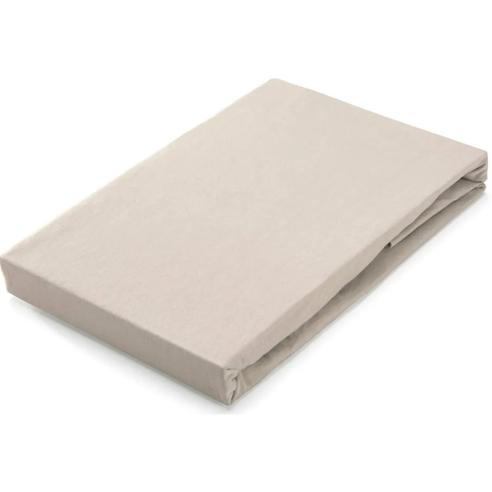 Walra katoenen hoeslaken boxspring zand, foto 3