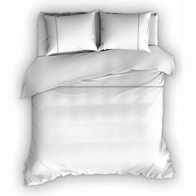 Romanette Duchesse - Dekbedovertrek - Tweepersoons - 200x200/220 cm + 2 kussenslopen 60x70 cm - Wit/Grijs