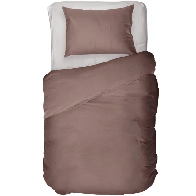 kayori Ochi Dekbedovertrek Tencel - 140x200-220 + 1 sloop - Eenpersoons - Zacht & Verkoelend - Mauve