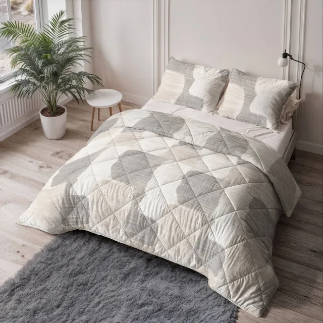 Sleeptime dekbed zonder overtrek Lazy wasbaar beige, foto 2