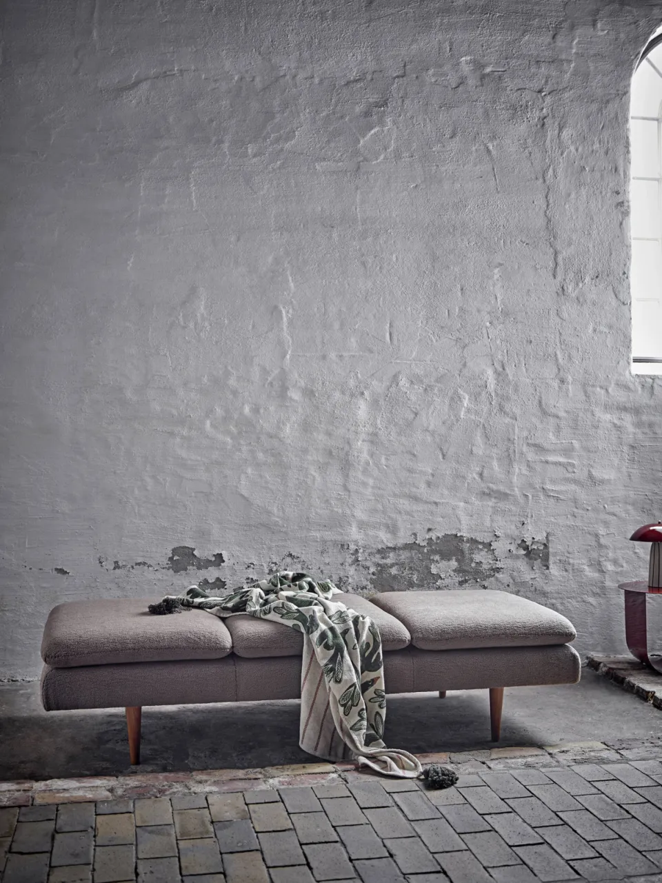 Bloomingville Birdliva plaid groen, foto 4