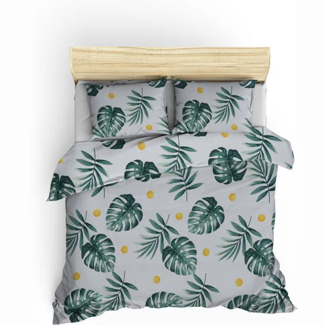 L'essentiel Maison Asir - Super King Dekbedovertrek Set (EU) (IT) - Groente - 260 x 220 cm