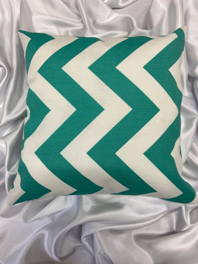 firanykraśnik Decoratieve Kussenhoes Zigzag 40x40 cm - Katoen & Polyester Multicolor