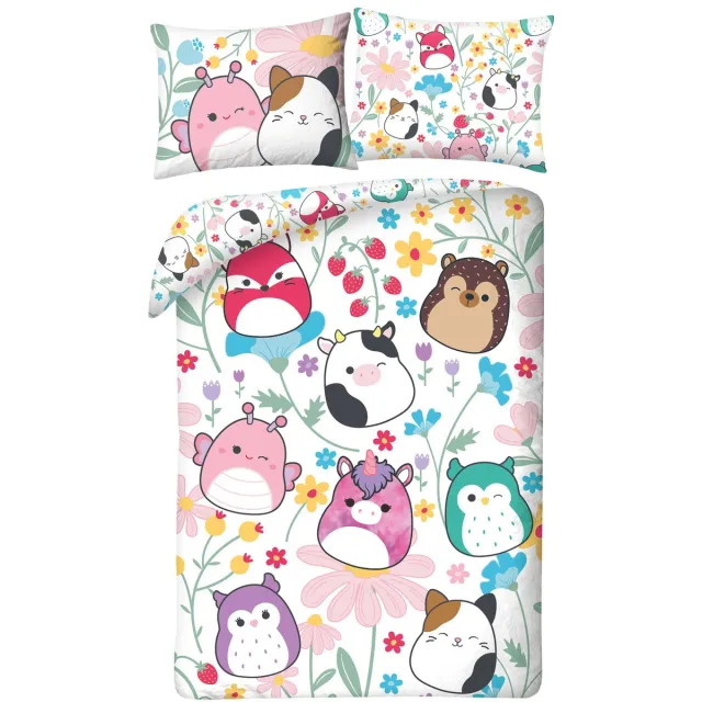 Squishmallows Dekbedovertrek polyester Wit