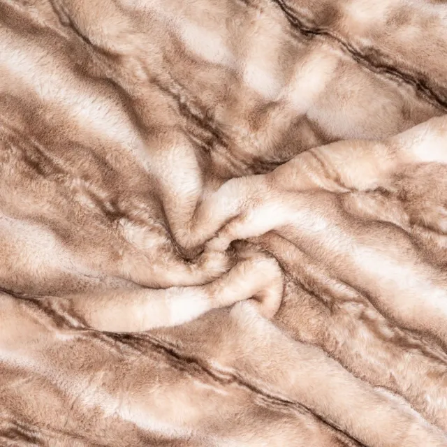 Homla Perth Plaid Imitatiebont Beige 150x200 cm