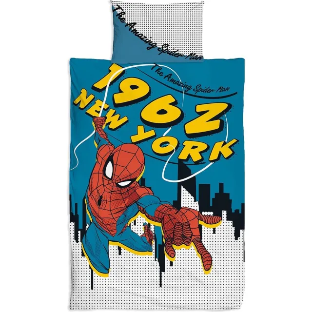 Marvel Spiderman dekbedovertrek - eenpersoons - Marvel The Amazing Spider-Man - 1-persoons dekbed - geschikt voor 140 x 200 cm. multi colour