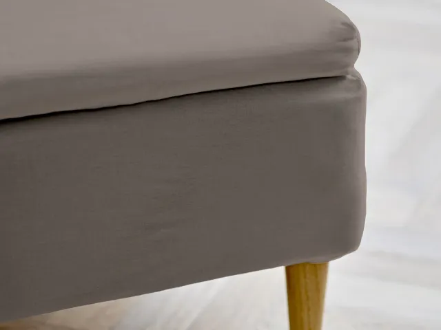Södahl organic Calm Hoeslaken topper x 8 cm Taupe