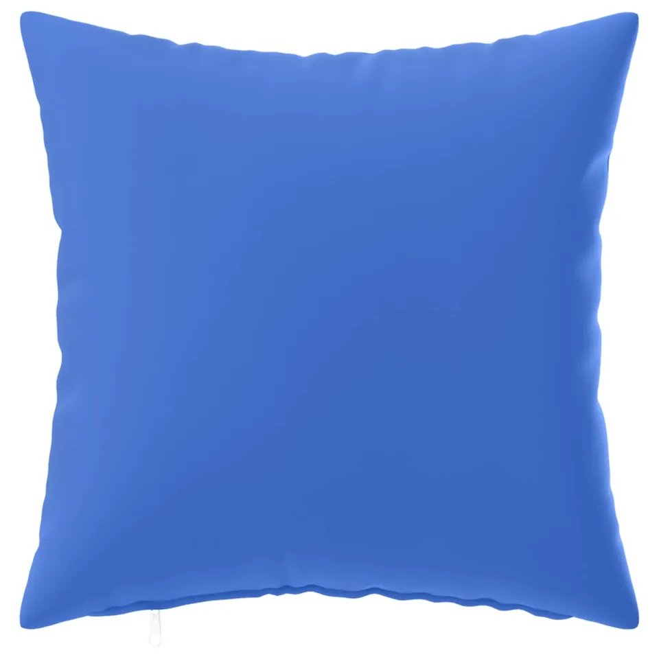 vidaXL Kussensloop 12 st HEERLEN Koninklijk Blauw 45 x 45 cm Polyester